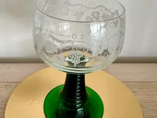 Vintage Rømer franske snaps/ likørglas i fin stand