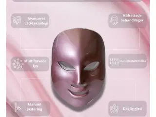 Led lys terapi maske.