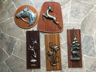 Relief i Teak og Palisander