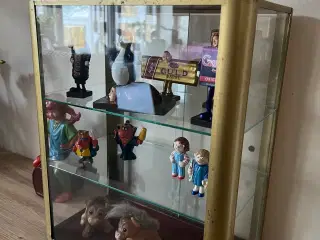 Retro reklame glas vitrine 