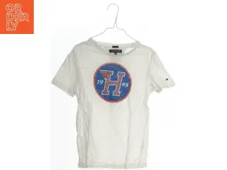 Hvid T-Shirt med logo fra Tommy Hilfiger (str. 140)