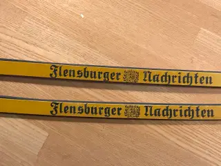 Avisholdere / avisstokke - Flensburger Nachrichten