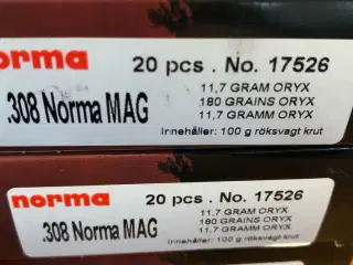 308 Norma Mag. Oryx