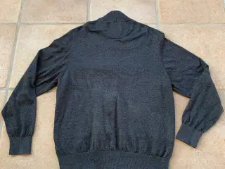 Herre cardigan fra Salt str. xl i mørkegrå