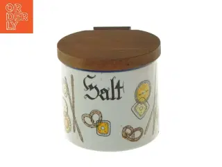 Vintage saltbeholder (str. 10,5x10,5 cm)