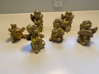 Juleengle "guld" til pynt