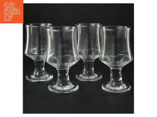 Sæt med 4 glas (str. 13x6,5 cm)