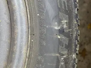 195/55 R 15 Firestone vinterdæk på fælg