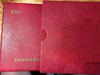 FDC mappe, "Danmark", med 20 blade