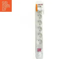 6-udtag stikdåse med jord med afbryder fra SEKO (str. 40 cm)