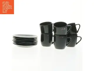 Sort aida kaffestel fra aida