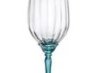 24 stk. Hvidvinsglas Florian m/ blå stilk 38 cl Restlager