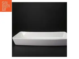 Rektangulært serveringsfad i stentøj fra Aida (str. 39x19,5 cm)