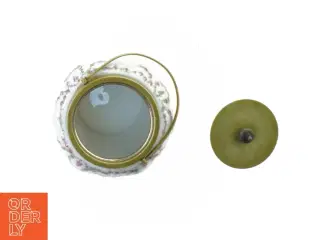 Kiksspand i porcelæn med låg fra Epns.