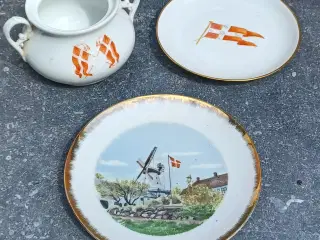 Nationalt genforenings porcelæn.