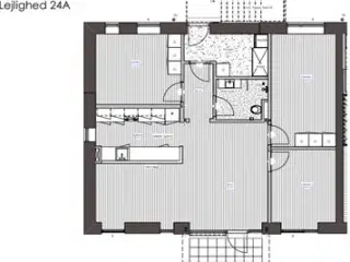 4 værelses lejlighed på 106 m2, Ringkøbing