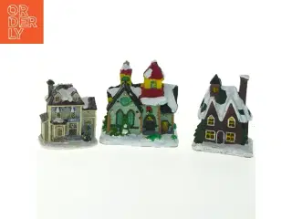 Julelandsby led lys huse fra Zebra As (str. 12x8,5x12,5 cm)