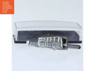 Slipseklemme med bus motiv (str. 6,5 cm)