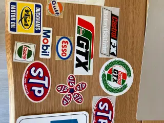 Olie klistermærker originale