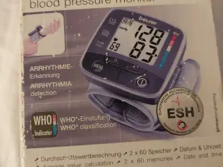 blodtryksmåler til måling af blodtryk og puls på h