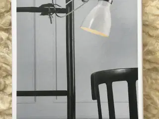 Nordlux Cyclone klemme lampe i hvid metal 