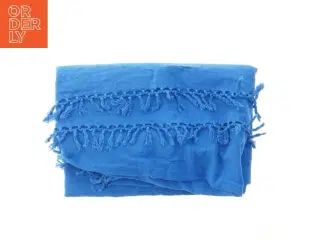 Blå dug med frynser (str. 170x140 cm)