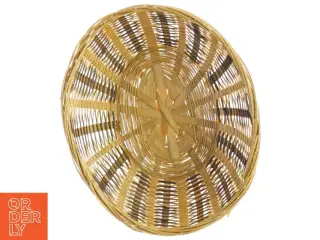 Flettet rund kurv  (str. Ø. 22 cm)
