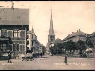 Nyborg - Adelgade og Havnegade - Stender 426 - Brugt