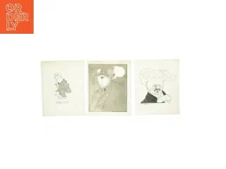 Vintage illustrationstryk (str. 23 x 29 cm)
