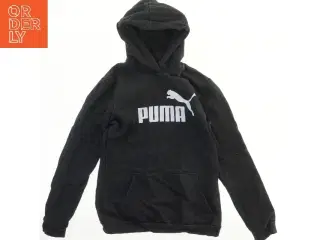 Sort hættetrøje med logo fra Puma (str. 164)