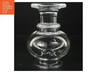 Gennemsigtig glasvase (str. 14 cm i diameter. længde, 18 cm)