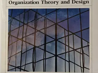 Organization Theory and Design