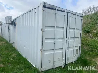 1 Mandskabs-container 8 personer 20 fods container