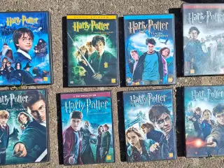 Alle Harry Potter Filmene 1-8 Samlet