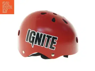 Rød cykelhjelm Ignite (str. s/m 24 cm)