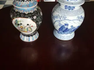 To fine kinesiske vaser 