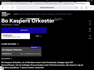 Bo Kaspers Orkester i DR Koncertsalen