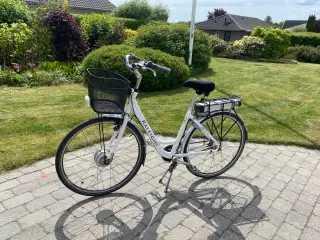 El-cykel dame “ Raleigh” i hvid
