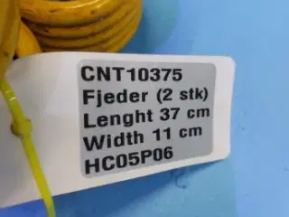 Pick-up Fjedre (2stk) Længde 37cm-Bredde 11cm.