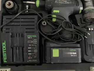 Festool skruemaskine T 15+3. L_i 2,6 sev