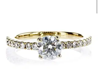 Naturlig Diamantring 1.39