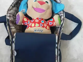 Rød Bamse/seng sæt.