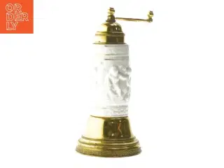 Peberkværn spilledåse (str. Ø 9 cm længde 20 cm)