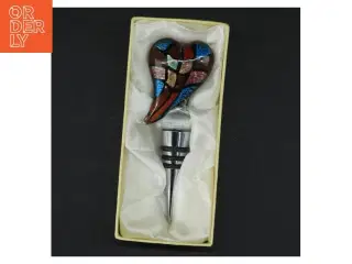 Flaskeprop i muranoglas fra Venedig (str. 11 cm)