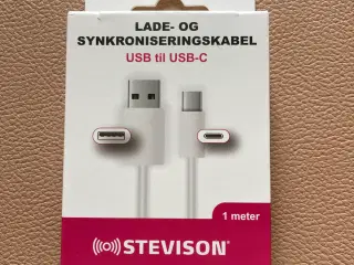 Lade- og synkroniseringskabel