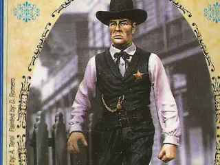 Sheriffen. 54 mm. tinfigur. Samlesæt.