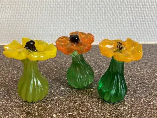 Lene Højlund glas blomster