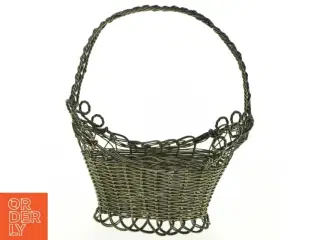 Fil de Fer Flettet Metal kurv (str. 17 x 20 cm)