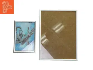 Sæt af 2 billedrammer (str. 16x11 og 25x19 cm)