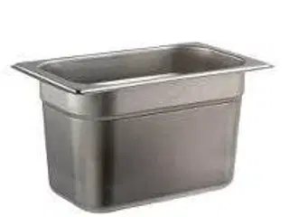 12 stk. Kantine EHG-stål 1/4 GN D150 mm 4,0 ltr